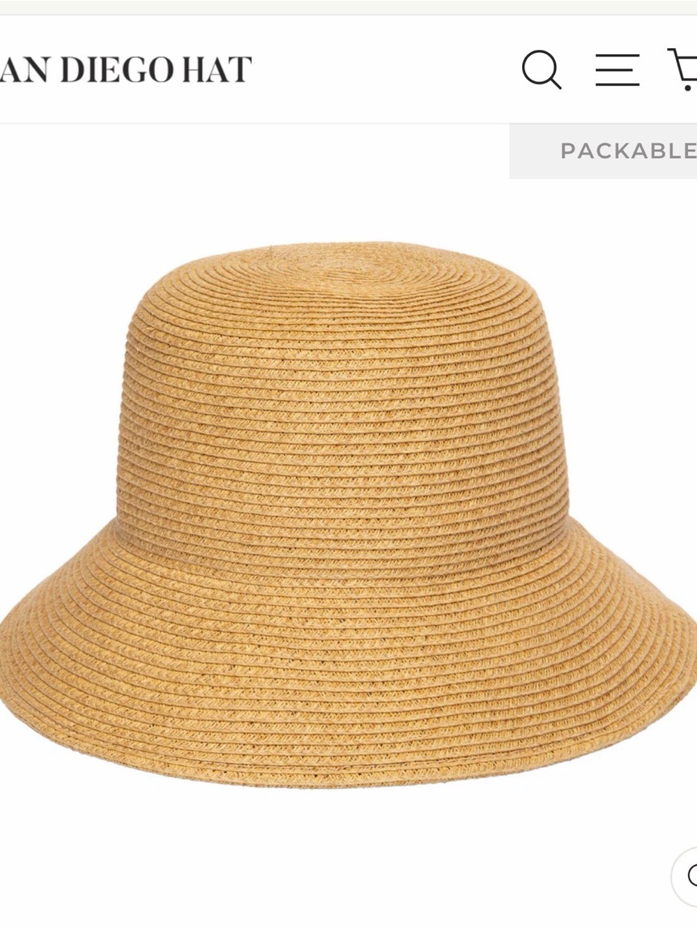San Diego Hat - Women's Soft Paperbraid Multi-Way Bucket Hat